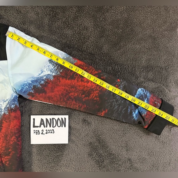 RARE - Red Trees Parka - Diamond Stitch Insulation - Picture 7 of 8